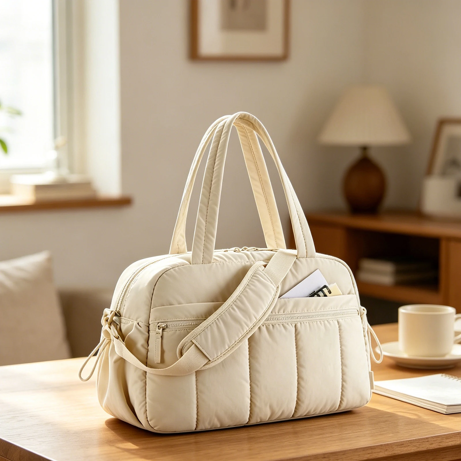 Quilted Puffer Portable Gym Weekender Bags for Women Men Workout Grocery Pouch Lightweight Travel Handbag for Work Travel Gifts
Quilted Puffer Portable Gym Weekender Bags for Women Men Workout Grocery Pouch Lightweight Travel Handbag for Work Travel Gifts