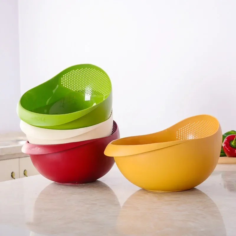 Rice Sieve Plastic Colander Kitchen Drain Basket with Handles Rice Bowl Strainer Strainer Basket Sink Drain Kitchen Tools
Rice Sieve Plastic Colander Kitchen Drain Basket with Handles Rice Bowl Strainer Strainer Basket Sink Drain Kitchen Tools
