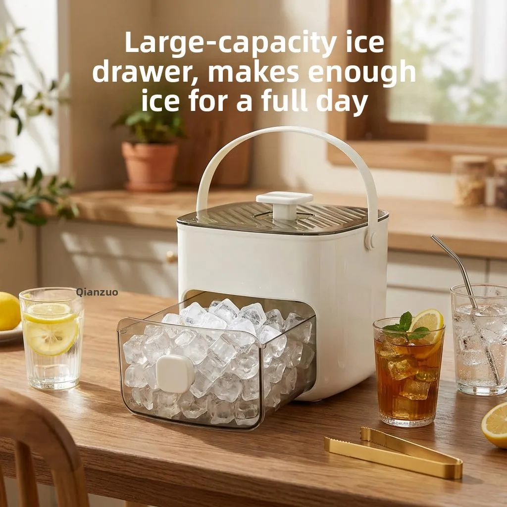 Large Capacity Ice Tray Maker Food Grade Ice Cube Mold Kitchen Appliance Ice Tray with Handle Household Ice Storage Tool
Large Capacity Ice Tray Maker Food Grade Ice Cube Mold Kitchen Appliance Ice Tray with Handle Household Ice Storage Tool