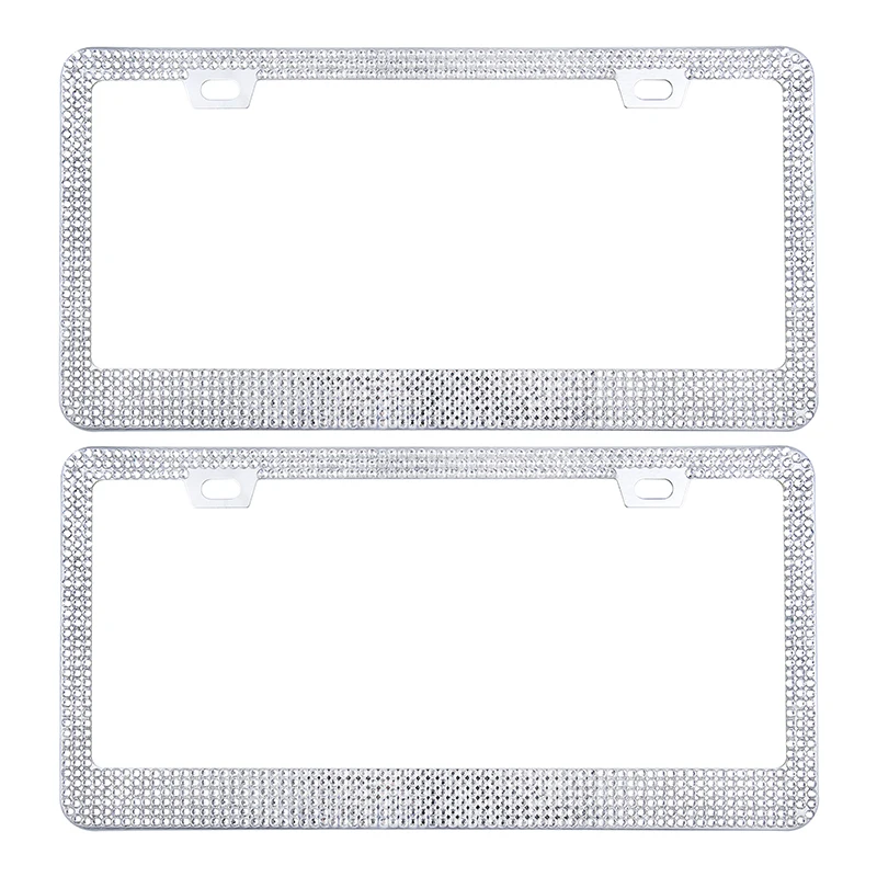 American size License Plate Frame with Diamond Inlay Stainless Steel License Plate Frame with Rhinestone License Plate Holder
American size License Plate Frame with Diamond Inlay Stainless Steel License Plate Frame with Rhinestone License Plate Holder