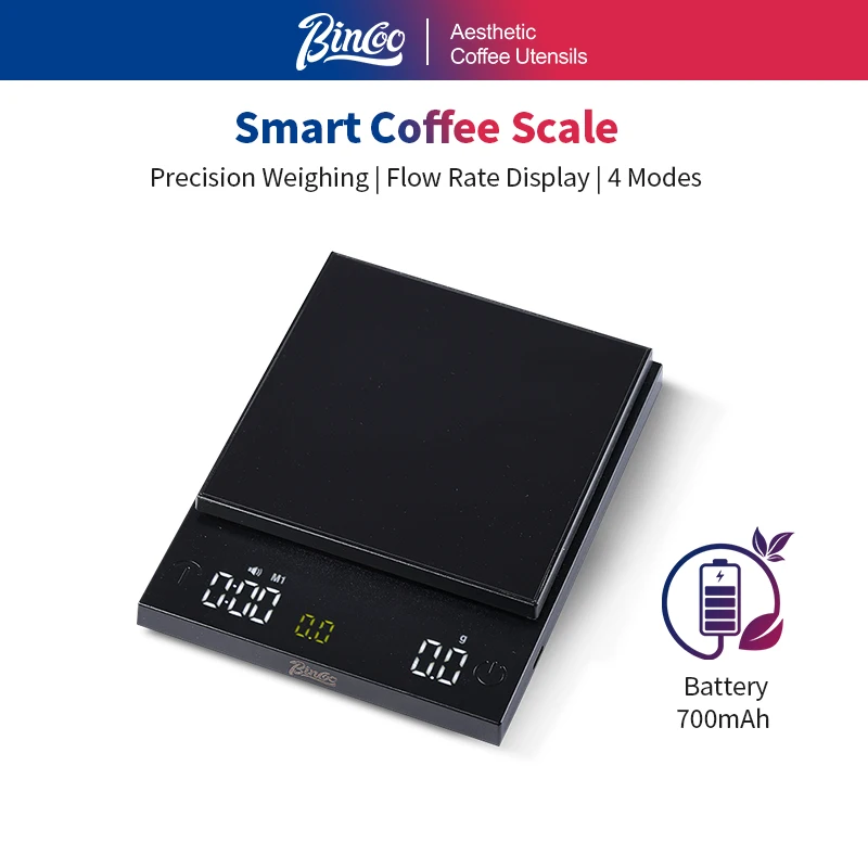 Bincoo Premium Intelligent Espresso Coffee Scale Hand Drip Weighing Tool Home Bean Dosing Digital Scale Barista Essential
Bincoo Premium Intelligent Espresso Coffee Scale Hand Drip Weighing Tool Home Bean Dosing Digital Scale Barista Essential