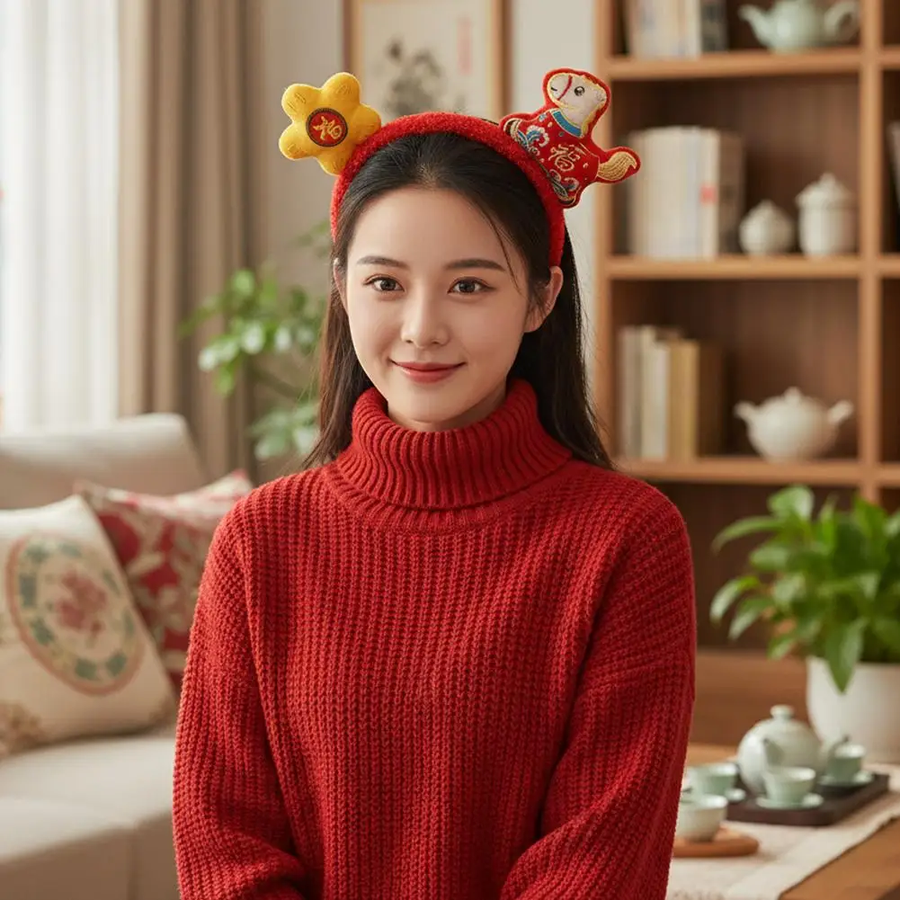 Sweet Cartoon Horse Hair Hoop Headband 2026 New Year Red Plush Pony Mascot for Women Good Luck Festive Headwear X2K5
Sweet Cartoon Horse Hair Hoop Headband 2026 New Year Red Plush Pony Mascot for Women Good Luck Festive Headwear X2K5