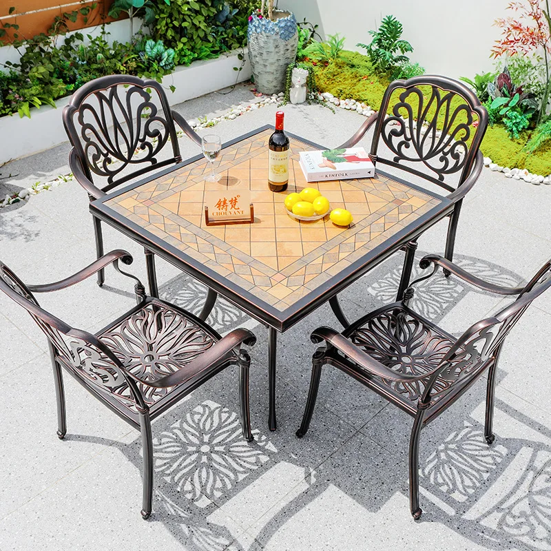 Outdoor table and chair cast aluminum combination balcony garden courtyard leisure outdoor villa shopping mall night market
Outdoor table and chair cast aluminum combination balcony garden courtyard leisure outdoor villa shopping mall night market
