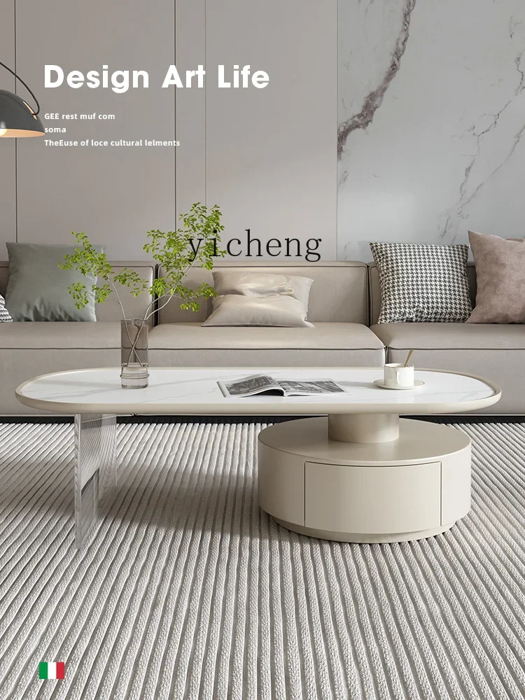 ZC Acrylic Suspension Tea Table Double-Layer Living Room Designer Minimalist Stone Plate Retractable Tea Table
ZC Acrylic Suspension Tea Table Double-Layer Living Room Designer Minimalist Stone Plate Retractable Tea Table