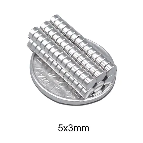 5x3mm Strong Magnet 5mm X 3mm Small Round Magnets 5x3mm For Home Refrigerators, Offices DIY 5*3 mm