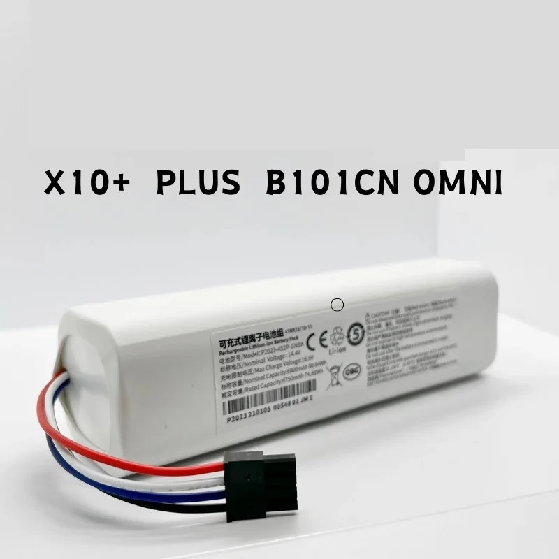 5200mAh for Xiaomi X10+ PLUS B101CN B105CN OMNI 1S Universal Sweeping Robot Battery
5200mAh for Xiaomi X10+ PLUS B101CN B105CN OMNI 1S Universal Sweeping Robot Battery