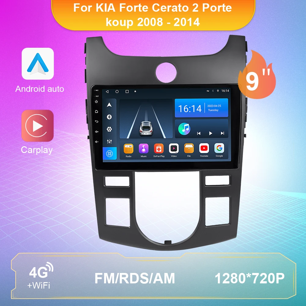 Car Radio Android 10 Multimedia Video Player For KIA Forte Cerato 2008 2009 2010 2012 2013 2014 Autoradio GPS Navigation Carplay
Car Radio Android 10 Multimedia Video Player For KIA Forte Cerato 2008 2009 2010 2012 2013 2014 Autoradio GPS Navigation Carplay