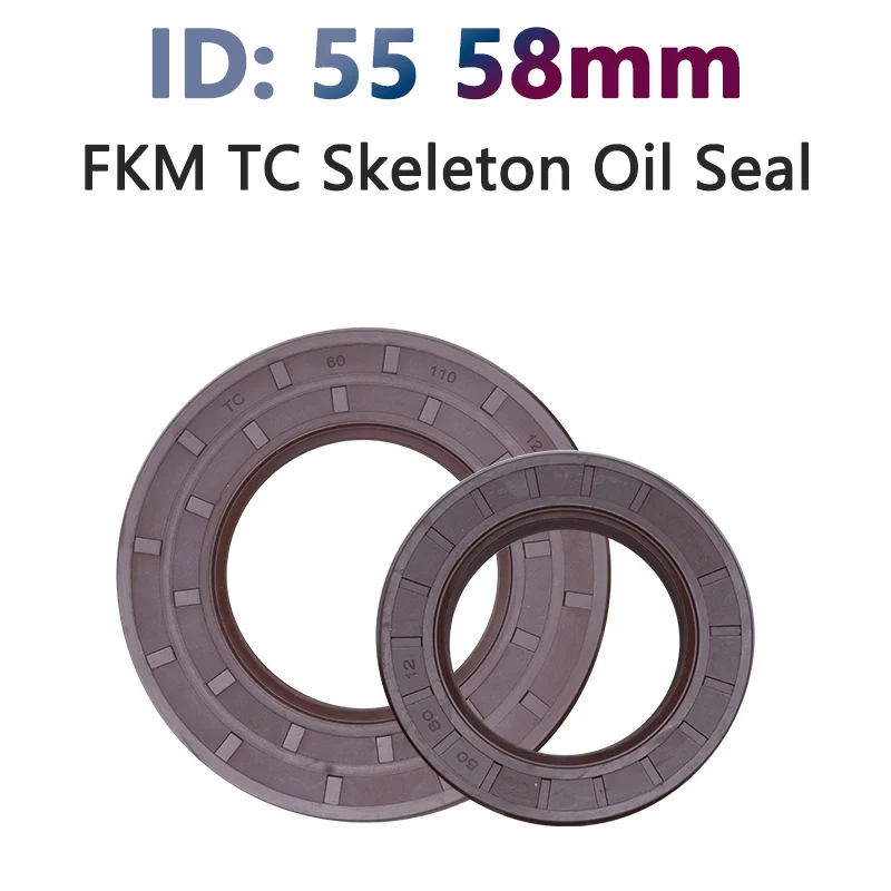 1pc ID 55m 58mm Brown Fluorine Rubber TC Skeleton Oil Seal FKM High Temperature Gasket Acid Resistance OD 72-100mm Thick 7-13mm
1pc ID 55m 58mm Brown Fluorine Rubber TC Skeleton Oil Seal FKM High Temperature Gasket Acid Resistance OD 72-100mm Thick 7-13mm