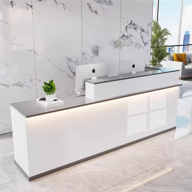 Wooden Beauty Salon Reception Desk Counter Hairdressing Reception Desk Office Business Theke Rezeption Reception Furniture
Wooden Beauty Salon Reception Desk Counter Hairdressing Reception Desk Office Business Theke Rezeption Reception Furniture