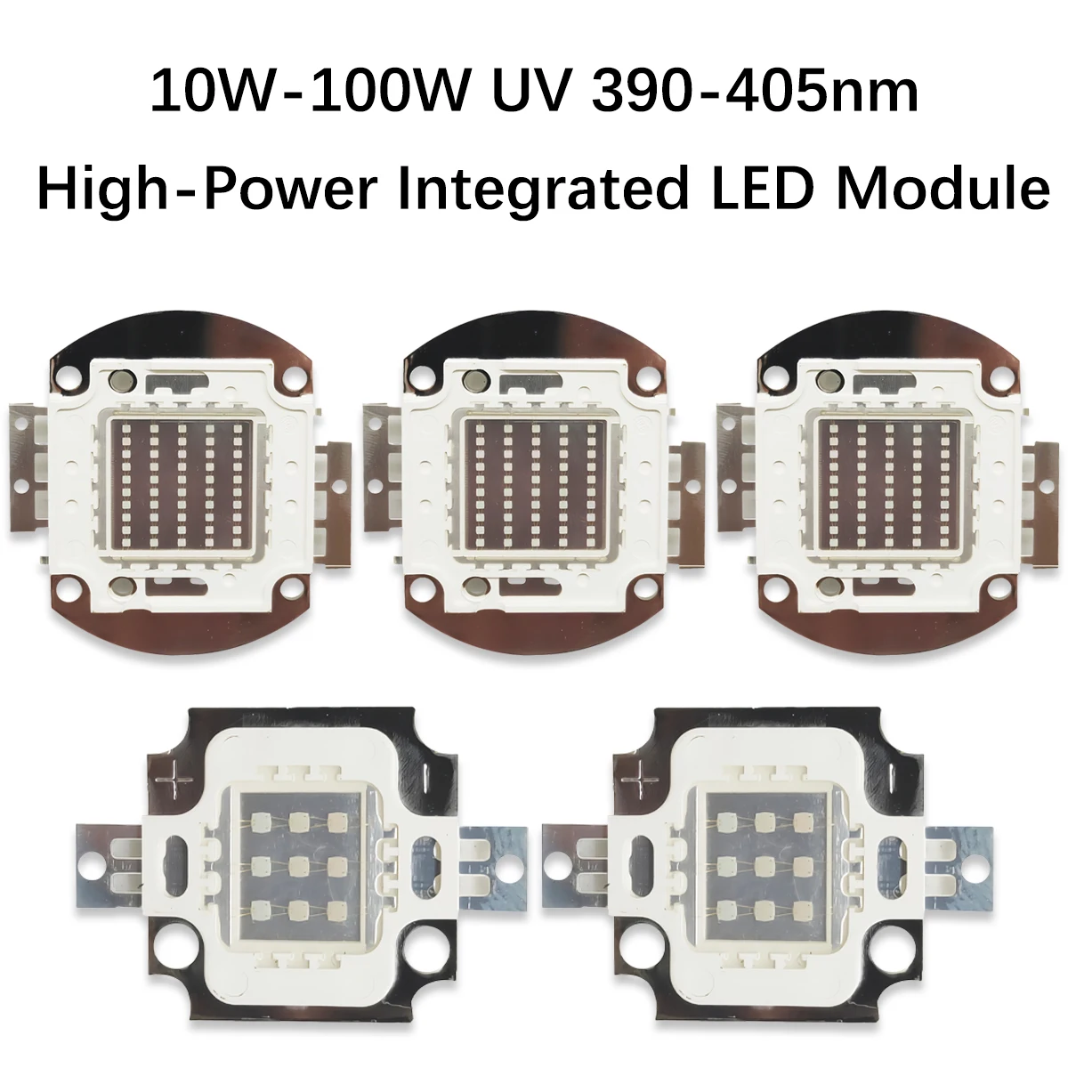 UV Purple LED Ultraviolet Bulbs Lamp Chips 365nm 375nm 380nm 385nm 395nm 400nm 405nm 10W 20W 30W 50W 100W High Power Light
UV Purple LED Ultraviolet Bulbs Lamp Chips 365nm 375nm 380nm 385nm 395nm 400nm 405nm 10W 20W 30W 50W 100W High Power Light