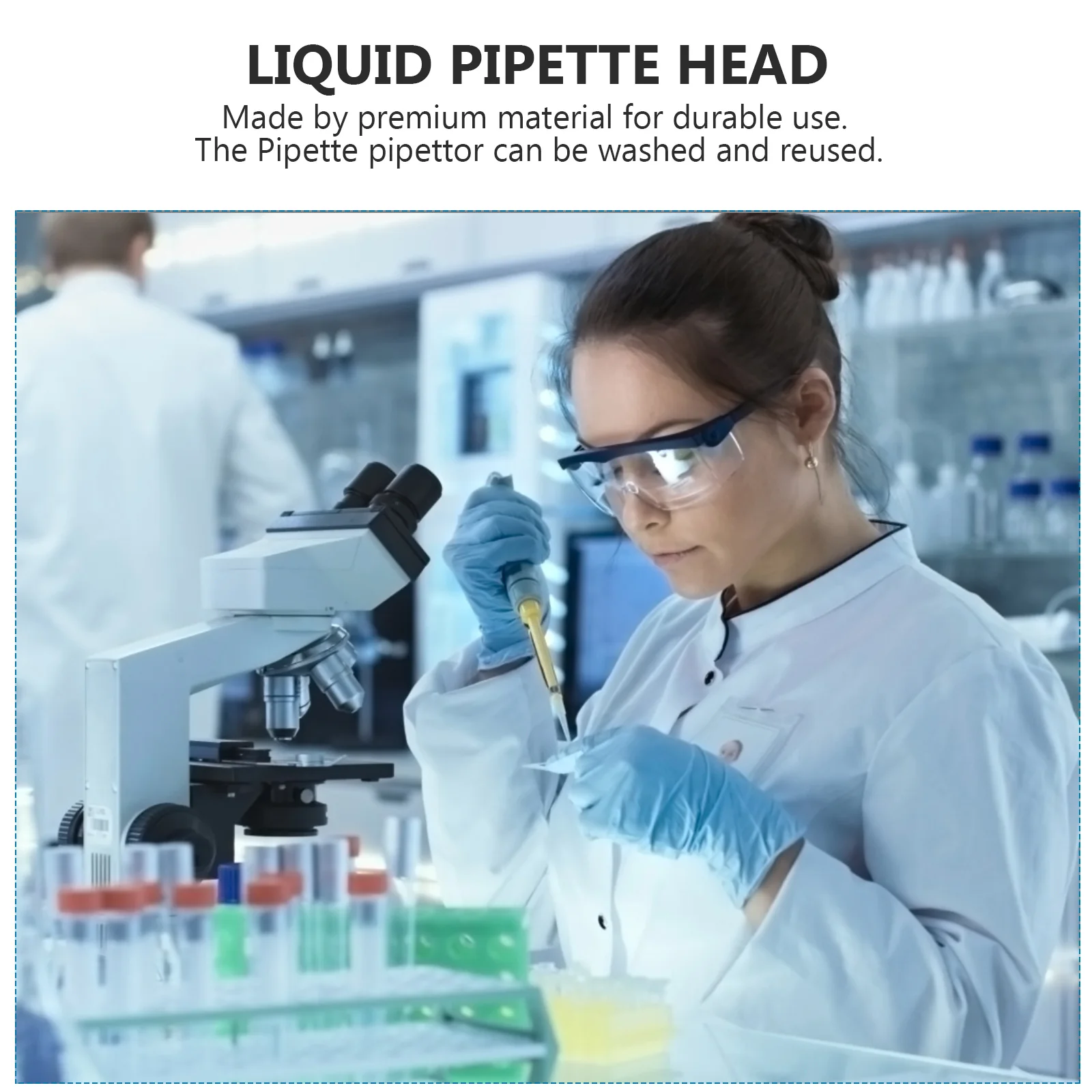 300Pcs Liquid Pipette Tips Transparent Plastic Durable Tapered Pipettor Nozzle Laboratory Analysis Tools Pipette Tips
300Pcs Liquid Pipette Tips Transparent Plastic Durable Tapered Pipettor Nozzle Laboratory Analysis Tools Pipette Tips