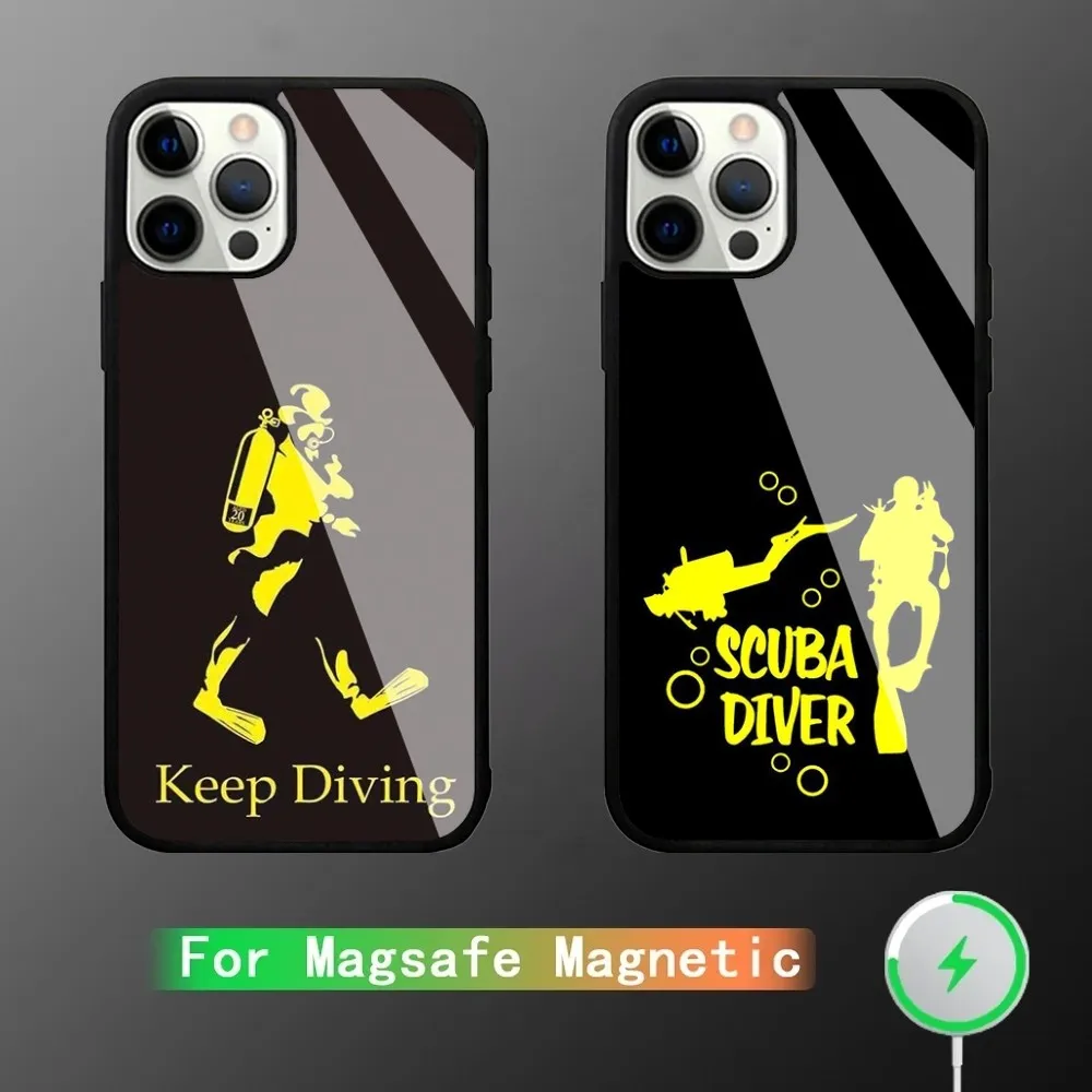 Scuba Diver Diving Phone Case For iPhone 15,14,13,12,11,Plus,Pro,Max Mini Magsafe Magnetic Wireless Charging
Scuba Diver Diving Phone Case For iPhone 15,14,13,12,11,Plus,Pro,Max Mini Magsafe Magnetic Wireless Charging