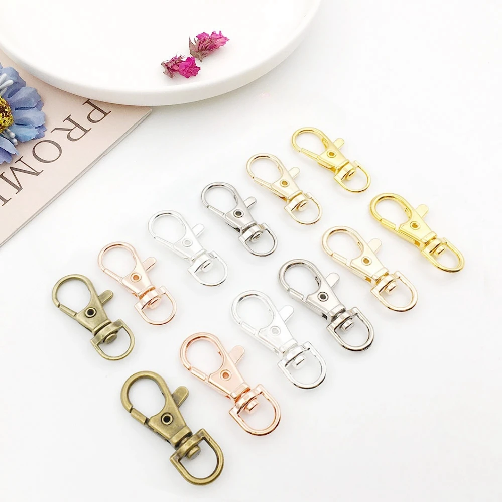 10Pcs Alloy Swivel Lobster Clasp Hooks D-ring Carabiner Keychain Belt Buckle Accessories For DIY Crafts Jewelry Lanyard Chain
10Pcs Alloy Swivel Lobster Clasp Hooks D-ring Carabiner Keychain Belt Buckle Accessories For DIY Crafts Jewelry Lanyard Chain