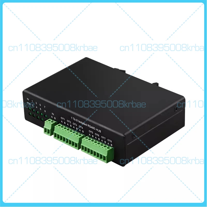 For RS485 hub, 16-channel, 8-channel repeater, industrial-grade splitter, rail-mounted, photoelectric isolation, metal housing
For RS485 hub, 16-channel, 8-channel repeater, industrial-grade splitter, rail-mounted, photoelectric isolation, metal housing