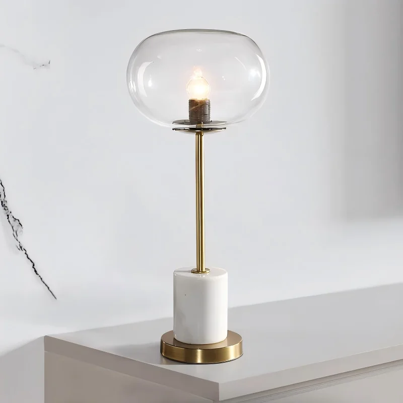 Luxury Modern Minimalist Designer Desk Lamp, For Living Room, Study, Bedroom, Desk, Marble and Glass Table Lamp
Luxury Modern Minimalist Designer Desk Lamp, For Living Room, Study, Bedroom, Desk, Marble and Glass Table Lamp