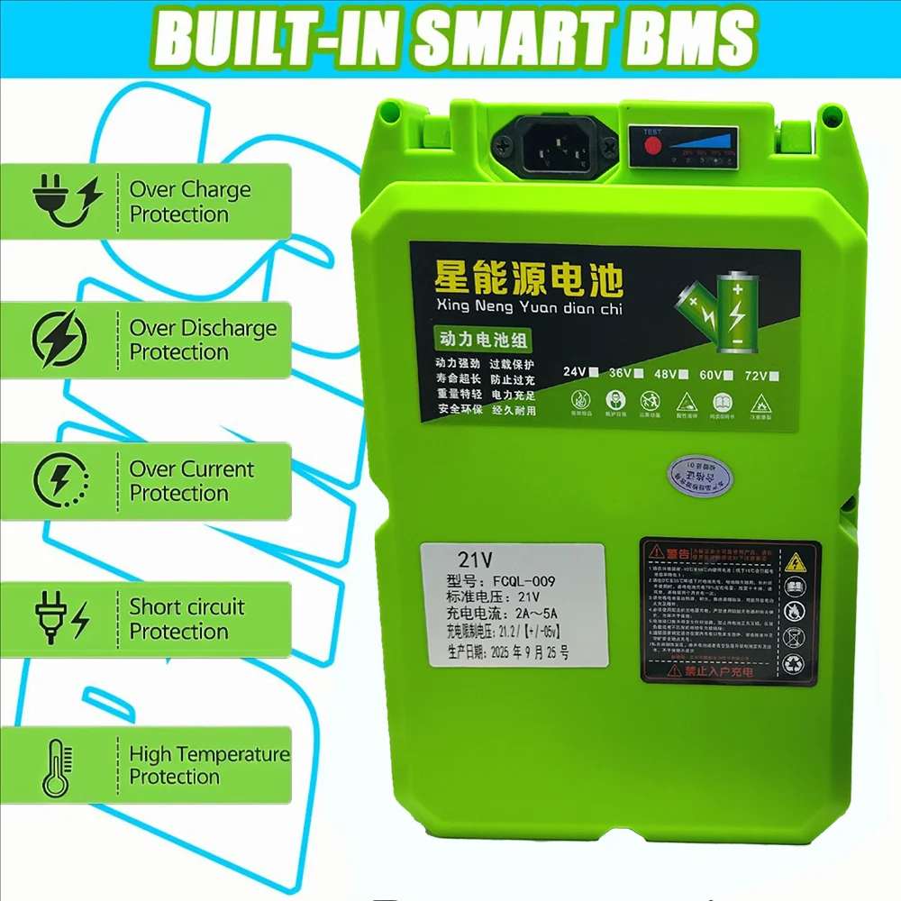 High Quality 21V 20Ah/30Ah Universal Li-ion Backpack Battery-Built-in BMS for Electric Wrench Lawn Mower Angle Grinder Hammer
High Quality 21V 20Ah/30Ah Universal Li-ion Backpack Battery-Built-in BMS for Electric Wrench Lawn Mower Angle Grinder Hammer