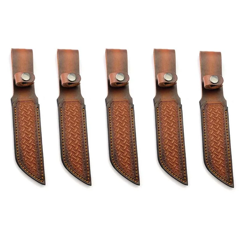 5pcs/lot Upper Leather Genuine Cowhide Small Straight Knife Scabbard Sheath Fixed Blade Pants Storage Bag Holders With Buckles
5pcs/lot Upper Leather Genuine Cowhide Small Straight Knife Scabbard Sheath Fixed Blade Pants Storage Bag Holders With Buckles