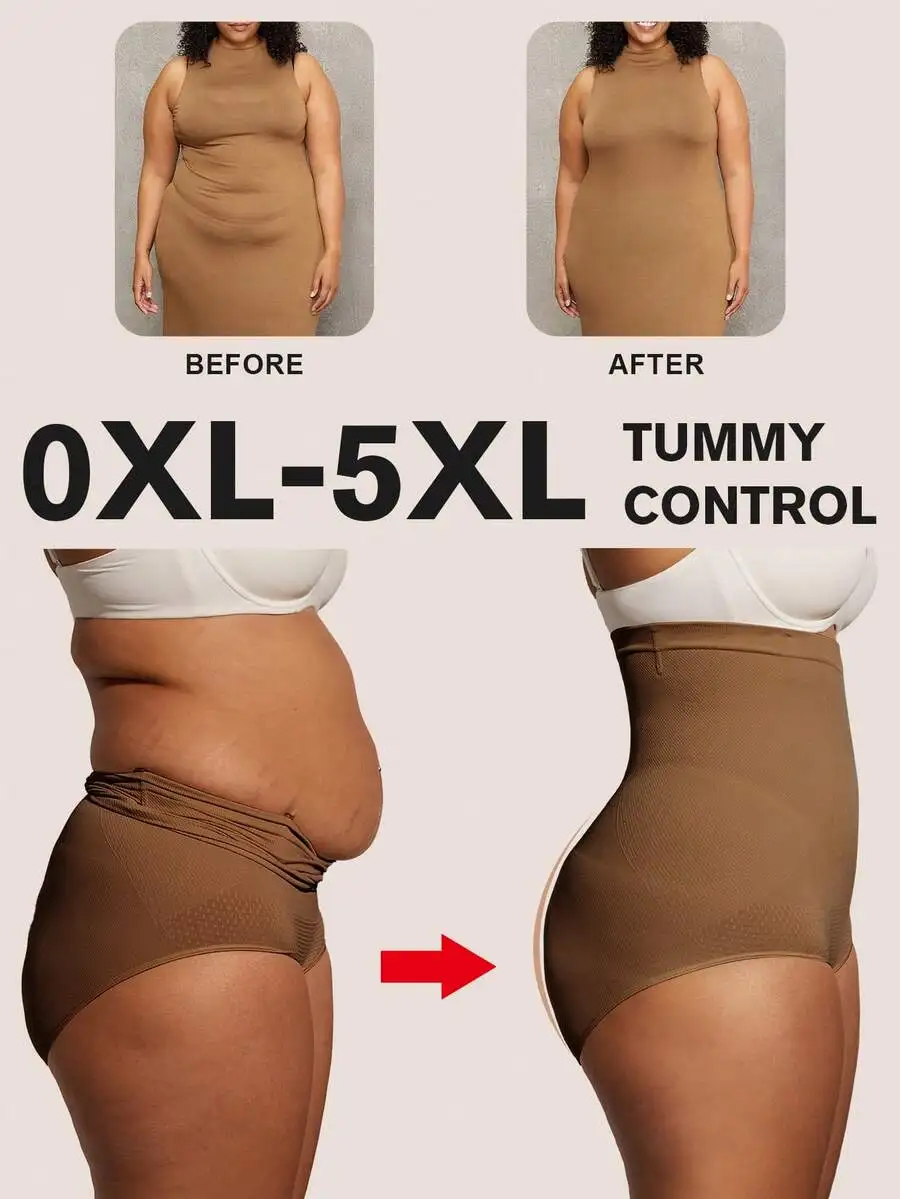 High Elastic Anti-Roll Waist Shaping Panty Plus Size Seamless Tummy Control Underwear
High Elastic Anti-Roll Waist Shaping Panty Plus Size Seamless Tummy Control Underwear