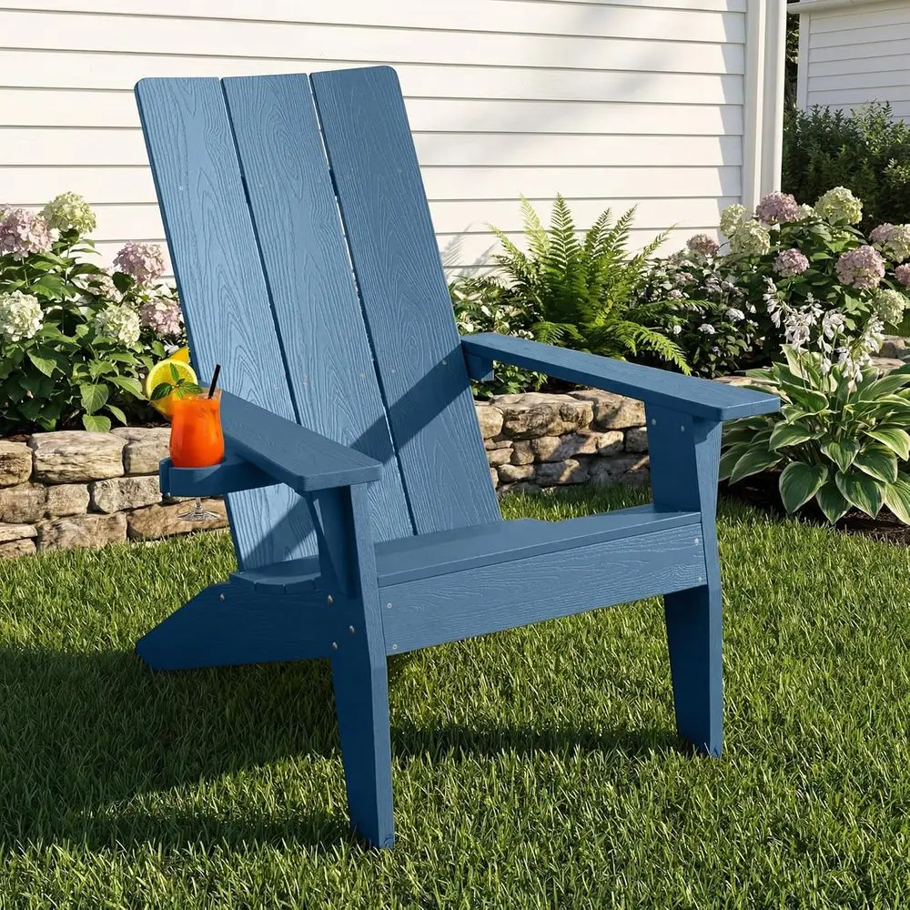 Oversized Outdoor Adirondack Chairs with Cup Holder - Durable Weather-Resistant Plastic for Comfortable Garden Relaxation
Oversized Outdoor Adirondack Chairs with Cup Holder - Durable Weather-Resistant Plastic for Comfortable Garden Relaxation