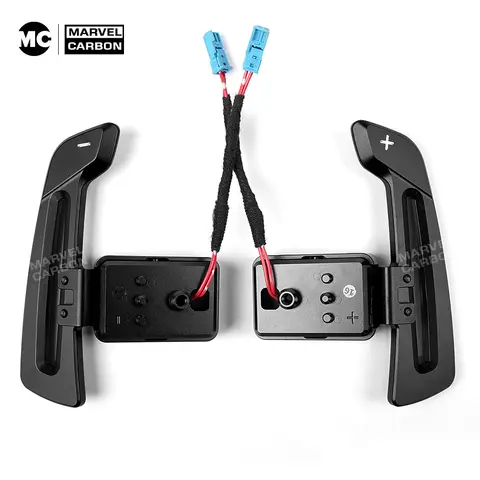 MC For BMW F15 F16 F25 F26 F48 F49 F85 G22 G23 G80 G82 G83 G87 Carbon Fiber Magnetic Steering Wheel Paddle Shifters