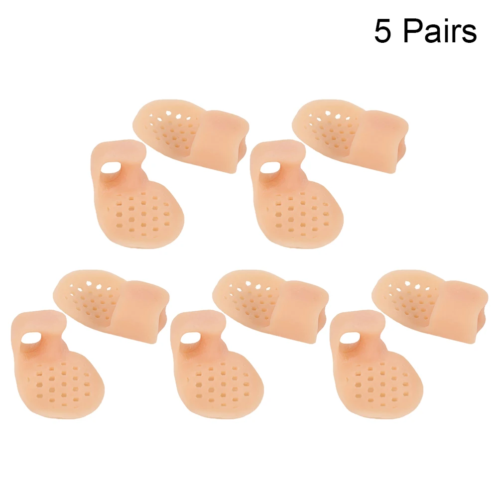 5 Pair Toe Separators Foot Corrector Stretcher Splitter for Bunions Ergonomic AntiSlip Breathing Holes Gel Material One Size
5 Pair Toe Separators Foot Corrector Stretcher Splitter for Bunions Ergonomic AntiSlip Breathing Holes Gel Material One Size