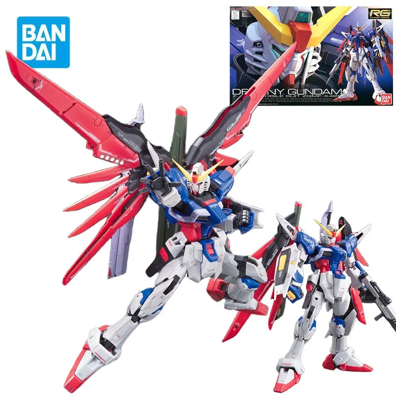 BANDAM RG 1/144 ZGMF-X42S DESTINY GUNDAM Фигурки Мобильный костюм Gundam SEED Аниме Модель Комплект игрушек для мальчиков Оригинальная коробка
BANDAM RG 1/144 ZGMF-X42S DESTINY GUNDAM Фигурки Мобильный костюм Gundam SEED Аниме Модель Комплект игрушек для мальчиков Оригинальная коробка