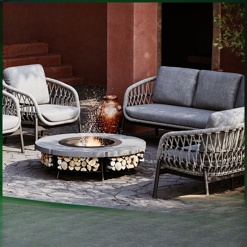 Outdoor sofa courtyard combination balcony outdoor furniture coffee table leisure rope rattan chair sofa
Outdoor sofa courtyard combination balcony outdoor furniture coffee table leisure rope rattan chair sofa