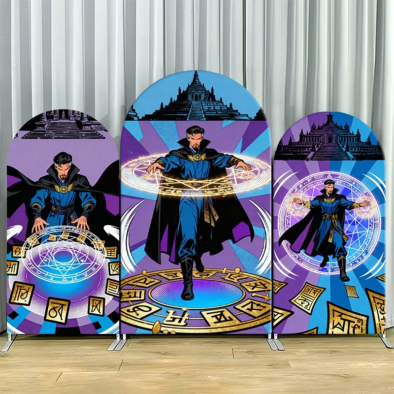 Arch Backdrop Cover Single Side Doctor Strange Magic Mystic Symbols Ancient Temple Party Decoration Photo Booth Background Props
Arch Backdrop Cover Single Side Doctor Strange Magic Mystic Symbols Ancient Temple Party Decoration Photo Booth Background Props