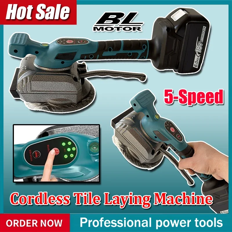 New Cordless Tile Intelligent Wall Tile Tiling Machine Tile Vibration Leveling Machine Power Tools For Makita 18V Battery
New Cordless Tile Intelligent Wall Tile Tiling Machine Tile Vibration Leveling Machine Power Tools For Makita 18V Battery