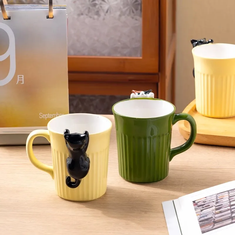 Cute Cat Ceramic Mug Creative Office Water Cup Home Breakfast Milk Cup Couple Afternoon Tea Coffee Cup Friend Christmas Gift
Cute Cat Ceramic Mug Creative Office Water Cup Home Breakfast Milk Cup Couple Afternoon Tea Coffee Cup Friend Christmas Gift