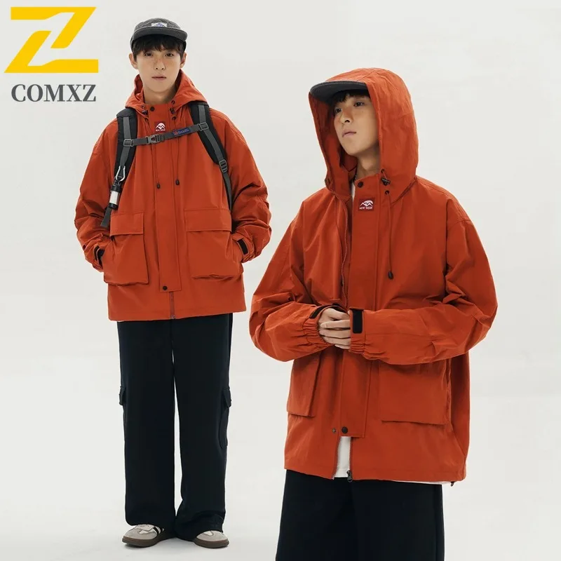 COMXZ Men Jacket Solid Color Outdoor Mountaineering Waterproof Lightweight Windbreaker Camping Wear Resistant Men Clothing
COMXZ Men Jacket Solid Color Outdoor Mountaineering Waterproof Lightweight Windbreaker Camping Wear Resistant Men Clothing
