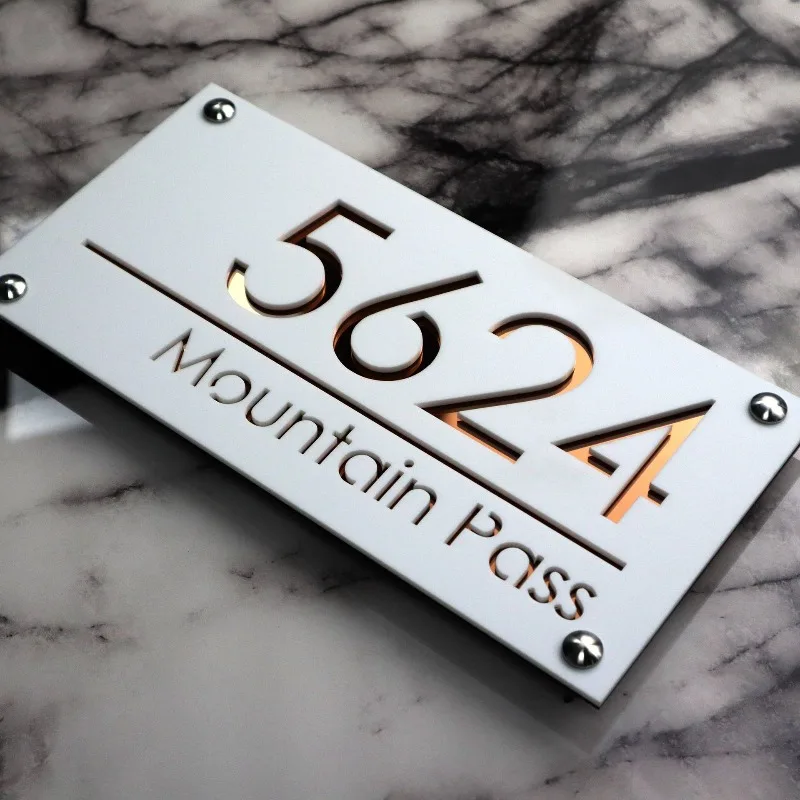 Custom Acrylic House Number Sign Cut Creative Address Personalized Unique Door Plate Home Villa Outdoor Wall Identification
Custom Acrylic House Number Sign Cut Creative Address Personalized Unique Door Plate Home Villa Outdoor Wall Identification