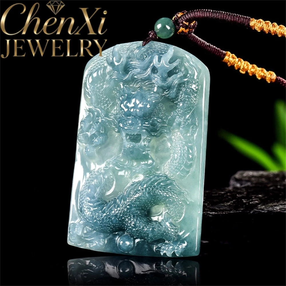 Natural Blue Water Jadeite Three-Dimensional Zodiac Dragon Pendant Luxury Quality Fine Fashion Jewelry Exquisite Elegant Amulets
Natural Blue Water Jadeite Three-Dimensional Zodiac Dragon Pendant Luxury Quality Fine Fashion Jewelry Exquisite Elegant Amulets