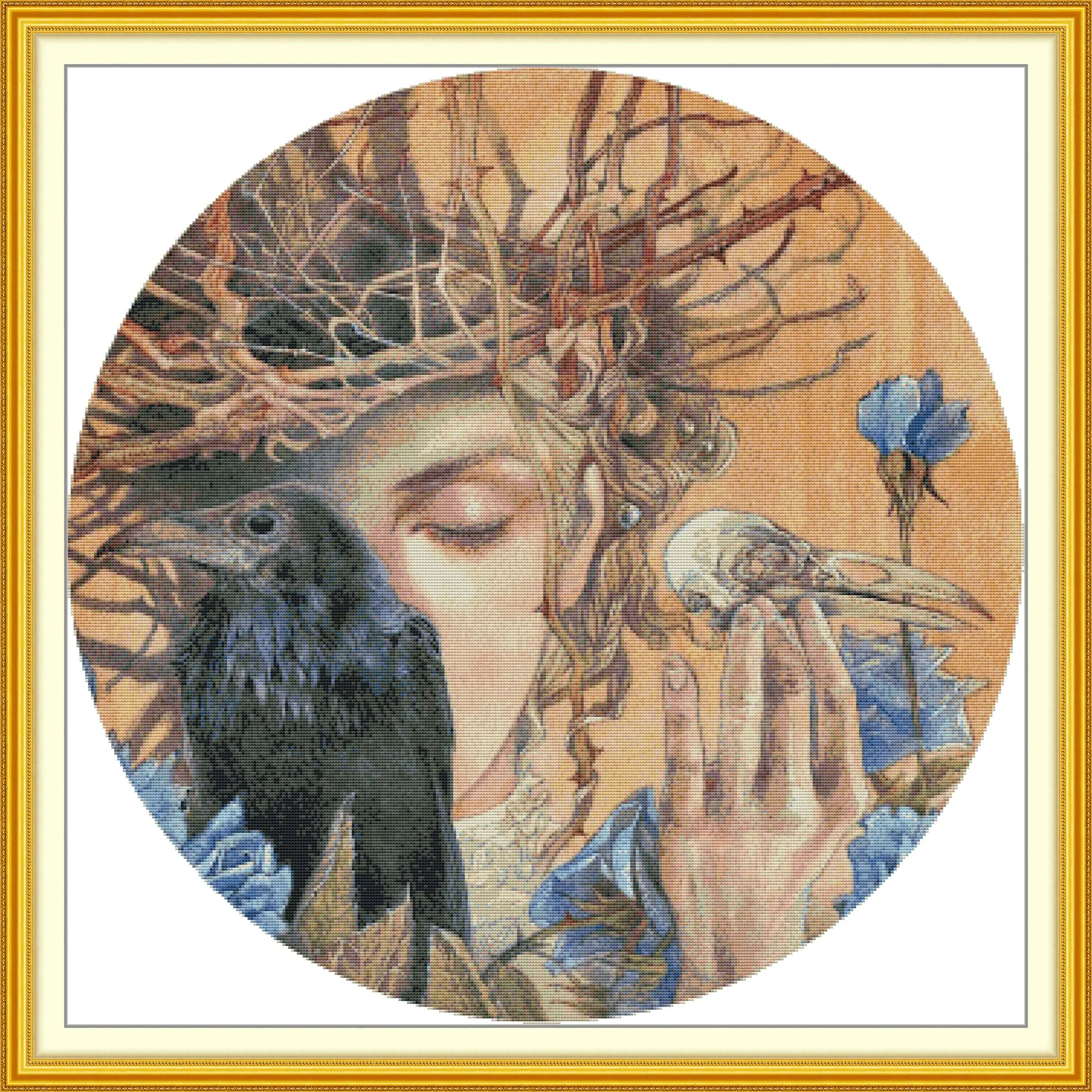 Joy Sunday Pre-printed Cross Stitch Kit Easy Pattern Aida Stamped Fabric Embroidery Set-Reincarnation
Joy Sunday Pre-printed Cross Stitch Kit Easy Pattern Aida Stamped Fabric Embroidery Set-Reincarnation