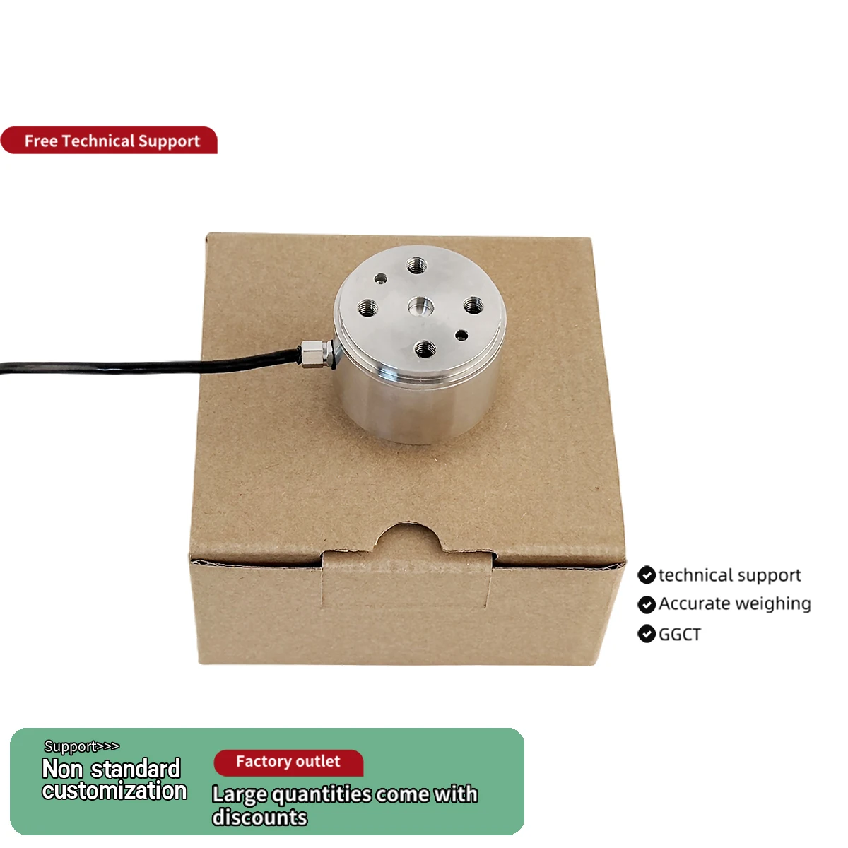 High Precision Static Torque Sensor 0.5-10N.m Flange Reaction Torque Transducer for Bolt Tightening Test Weighing
High Precision Static Torque Sensor 0.5-10N.m Flange Reaction Torque Transducer for Bolt Tightening Test Weighing