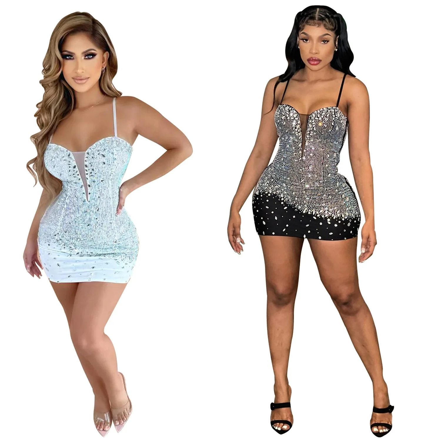 Sexy Nightclub Party Prom Club Banquet Mesh Hot Rhinestone Halter Tassel Dresses
Sexy Nightclub Party Prom Club Banquet Mesh Hot Rhinestone Halter Tassel Dresses
