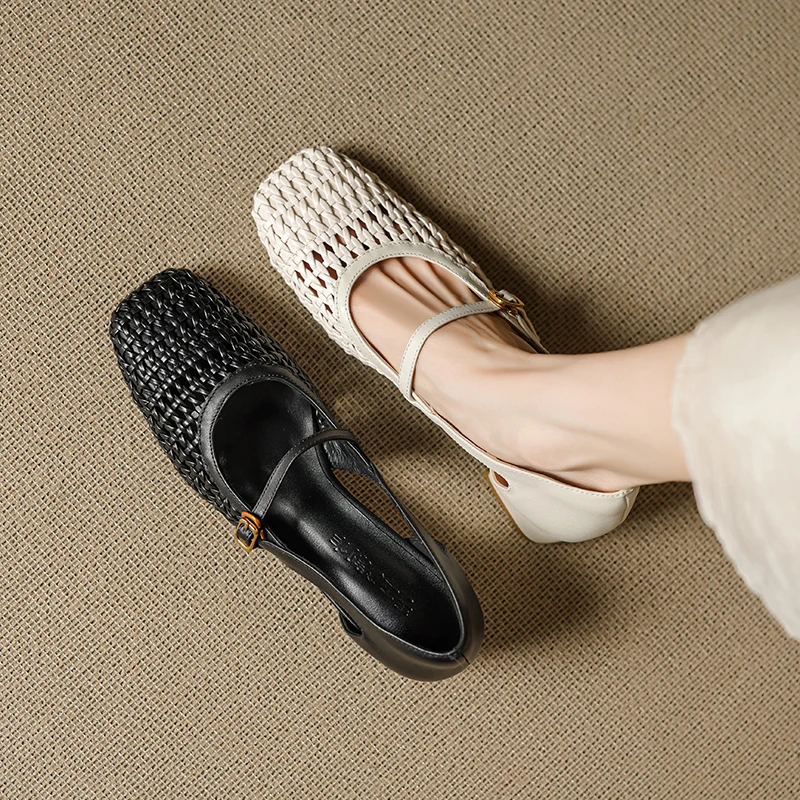 2026 new spring autumn women sandals natural leather 22-25cm weave cowhide+sheepskin+pigskin square toe buckle women shoes
2026 new spring autumn women sandals natural leather 22-25cm weave cowhide+sheepskin+pigskin square toe buckle women shoes