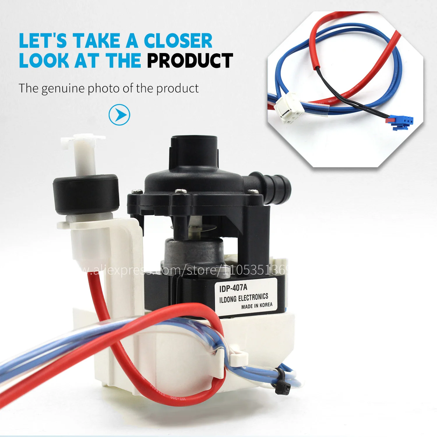For LG Central Air Conditioner Indoor Unit LMNC12GTRA0 AMNW12GTRA0 Original model drainage pump IDP-407A AHA36872201
For LG Central Air Conditioner Indoor Unit LMNC12GTRA0 AMNW12GTRA0 Original model drainage pump IDP-407A AHA36872201