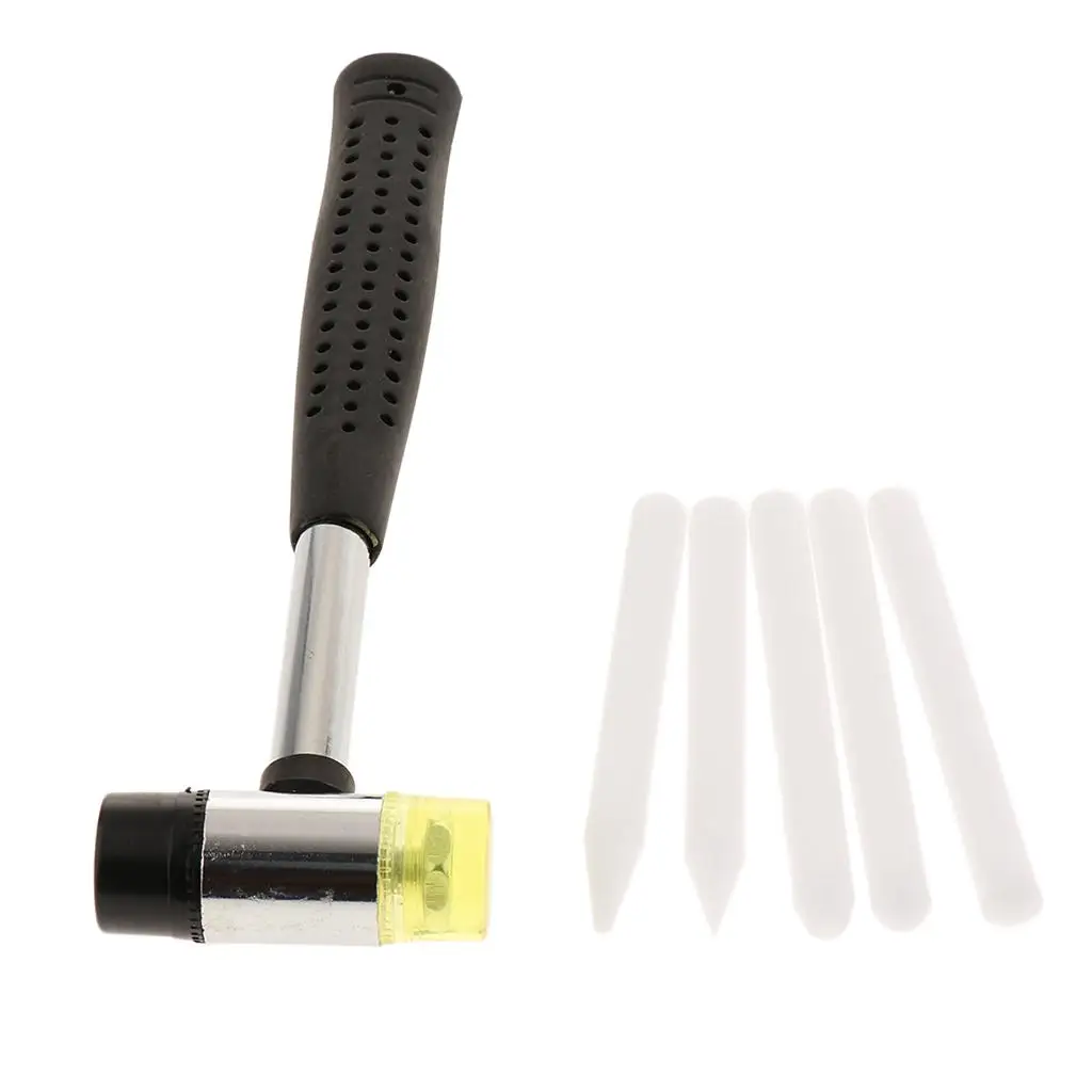 Tap Rubber Hammer Nylon Pen Kit Lightweight Sledge Mallet for Car Panel Dent Fixing
Tap Rubber Hammer Nylon Pen Kit Lightweight Sledge Mallet for Car Panel Dent Fixing
