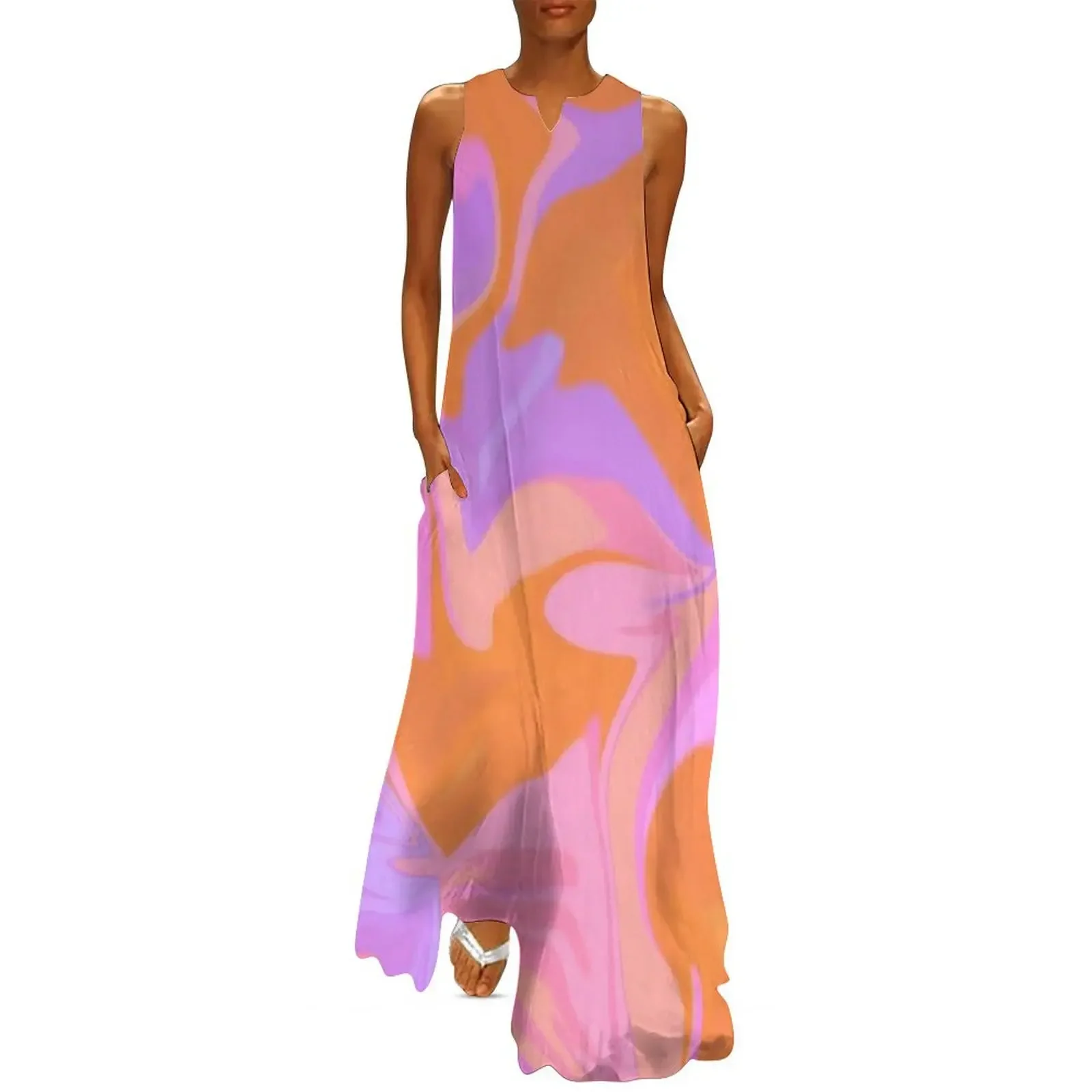 Retro Orange Purple Pink Liquid Swirl Abstract Marble Long Dress Long dresses Womens dresses Dress
Retro Orange Purple Pink Liquid Swirl Abstract Marble Long Dress Long dresses Womens dresses Dress