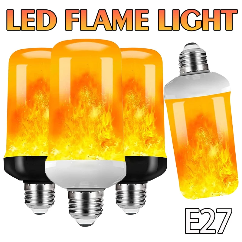 E27 LED Flame Light Bulbs 4 Modes Party LED Flame Effect Light Simulation Fire Lights Bulb KTV Festival Garden Decor light
E27 LED Flame Light Bulbs 4 Modes Party LED Flame Effect Light Simulation Fire Lights Bulb KTV Festival Garden Decor light