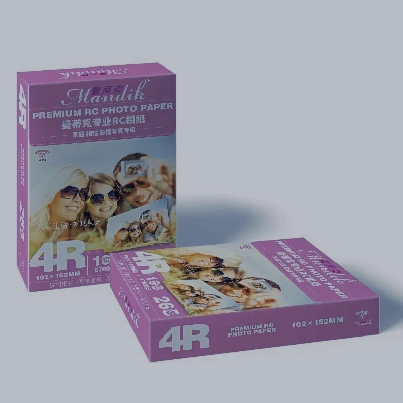 6 Inch Office Paper 3r 4r 5r 100 Sheets / Pack 265g Rc Gloss Rough Matte Waterproof Inkjet Printer Photo Paper
6 Inch Office Paper 3r 4r 5r 100 Sheets / Pack 265g Rc Gloss Rough Matte Waterproof Inkjet Printer Photo Paper