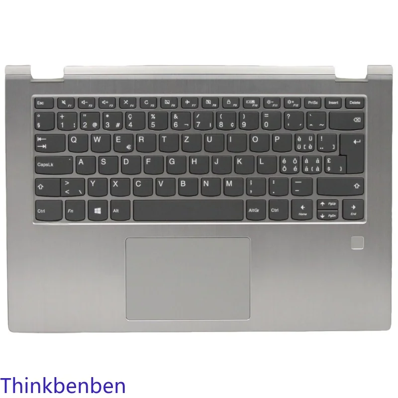 SWS Swiss Keyboard Platinum Upper Case Palmrest Shell Cover For Lenovo YOGA 530 Flex 6 14 14IKB 14ARR 5CB0R08892
SWS Swiss Keyboard Platinum Upper Case Palmrest Shell Cover For Lenovo YOGA 530 Flex 6 14 14IKB 14ARR 5CB0R08892