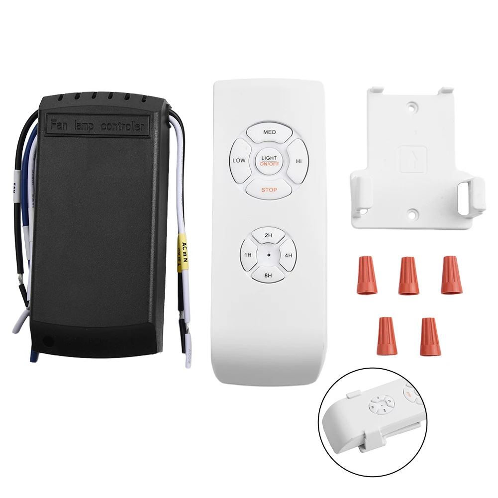 110V/220V Ceiling Fan Lamp Remote Control Kit Timing Control Switch Wind Speed Transmitter Receiver
110V/220V Ceiling Fan Lamp Remote Control Kit Timing Control Switch Wind Speed Transmitter Receiver
