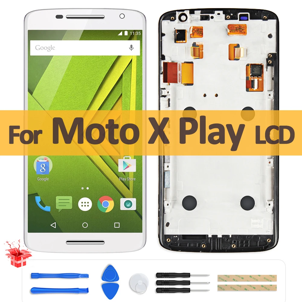 Оригинальный ЖК-дисплей 5,45 дюйма для Motorola Moto X Play LCD XT1561 XT1562 XT1563, дисплей с сенсорным экраном и дигитайзером в сборе для Moto XPlay LCD
Оригинальный ЖК-дисплей 5,45 дюйма для Motorola Moto X Play LCD XT1561 XT1562 XT1563, дисплей с сенсорным экраном и дигитайзером в сборе для Moto XPlay LCD