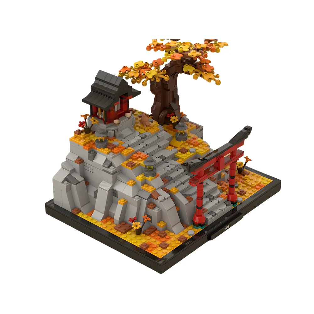 MOC Mountain Shinto Shrine Autumn Sanctuary Bricks Mountain Shinto Shrine Architecture Building Blocks Toys Kids DIY Gifts
MOC Mountain Shinto Shrine Autumn Sanctuary Bricks Mountain Shinto Shrine Architecture Building Blocks Toys Kids DIY Gifts