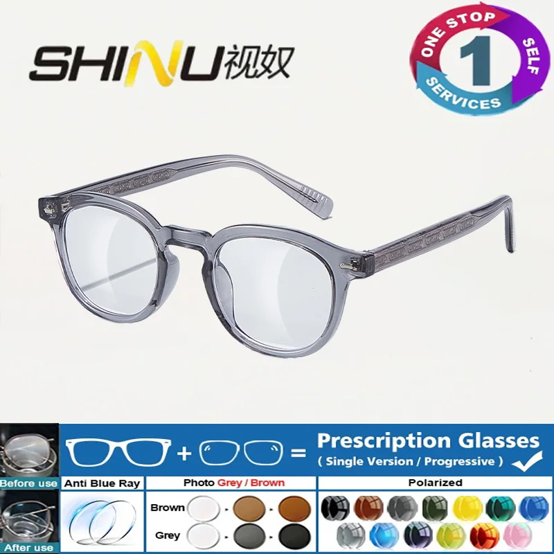 SHINU Progressive Multifocal Presbyopia Reading Glasses Prescription Lenses men Custom Myopia Anti blue glasses women
SHINU Progressive Multifocal Presbyopia Reading Glasses Prescription Lenses men Custom Myopia Anti blue glasses women