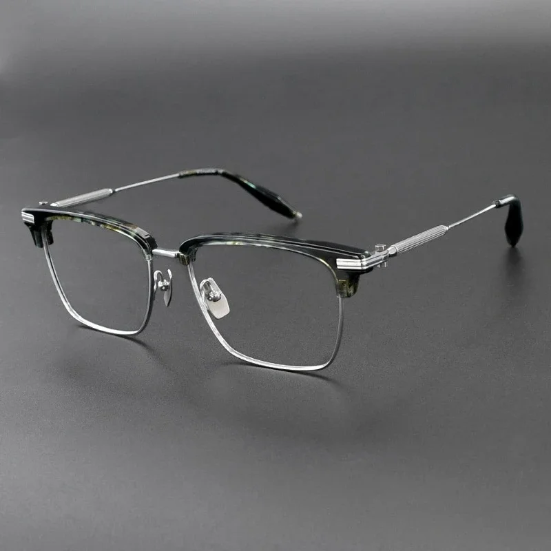 Retro Suqare Semi Eyeglasses Anti Blue Light Eyebrow Men Glasses AKX-403 Business Titanium Frame for Male Reading Optical Gafas
Retro Suqare Semi Eyeglasses Anti Blue Light Eyebrow Men Glasses AKX-403 Business Titanium Frame for Male Reading Optical Gafas