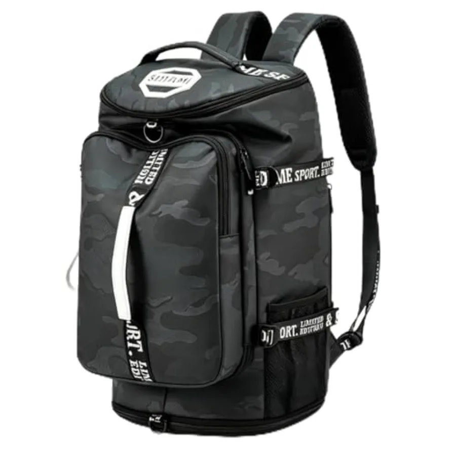 Gym Duffle Bag Backpack with Shoe Compartment, 4 ways Travel Backpack for Women and Men, Multi-Functional Weekender bag with Wa
Gym Duffle Bag Backpack with Shoe Compartment, 4 ways Travel Backpack for Women and Men, Multi-Functional Weekender bag with Wa