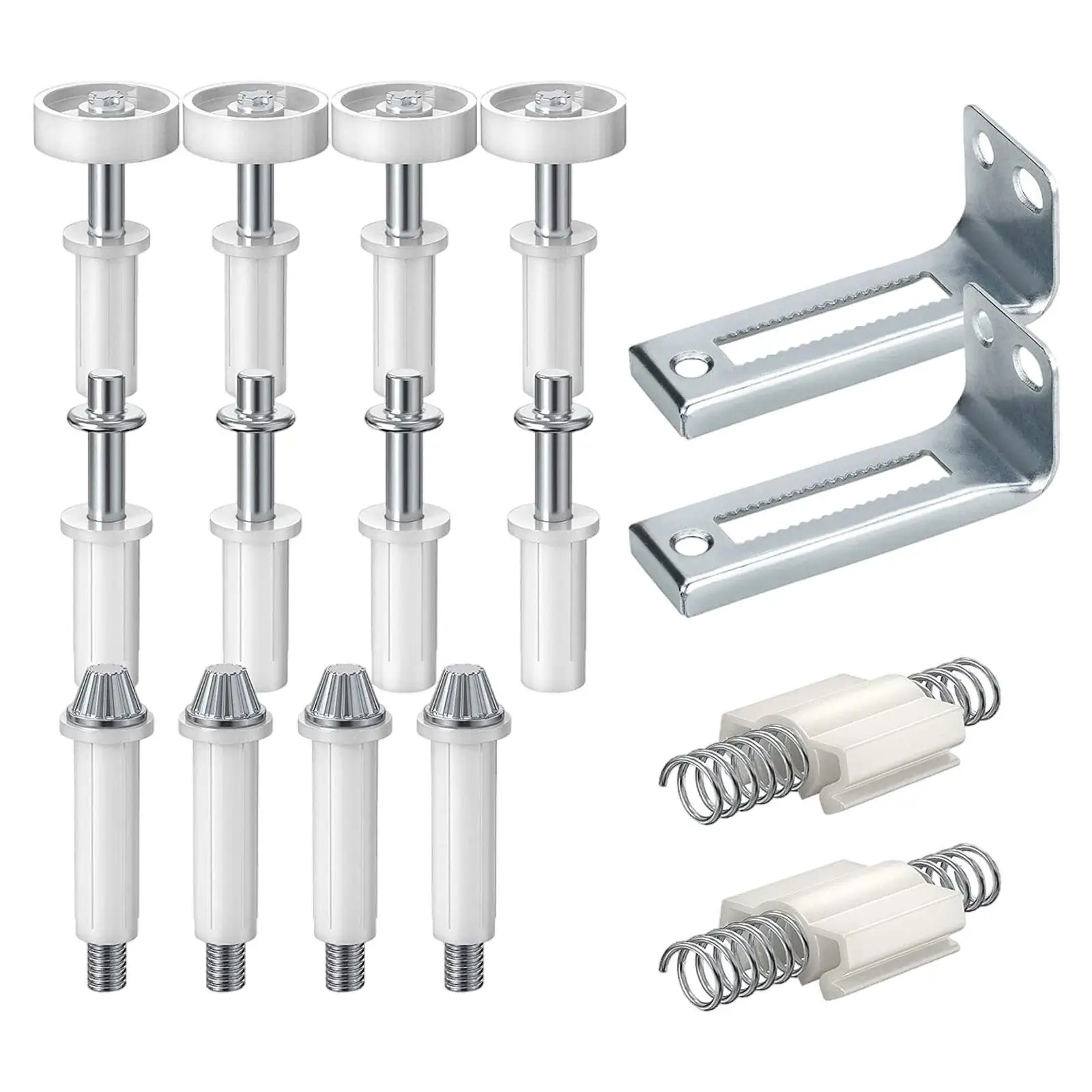 16x Bifold Door Hardware Kit, Bifold Door Hardware Repair Replacement Parts, Bifold Door Bottom Pivot Closet Door Repair Kit
16x Bifold Door Hardware Kit, Bifold Door Hardware Repair Replacement Parts, Bifold Door Bottom Pivot Closet Door Repair Kit